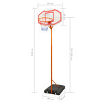 vidaXL Ensemble de panier de basket-ball 305 cm