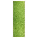 vidaXL Paillasson lavable Vert 60x180 cm