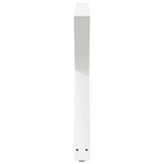 vidaXL Pieds de table à manger 2 pièces Blanc 90 x (72-73 3) cm Acier
