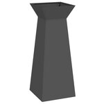 vidaXL Support de plante Noir Métal 40 x 40 x 101 cm Jardinières