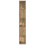 vidaXL Meuble TV Chêne Artisan Panneau de particules 80 x 24 x 155 cm