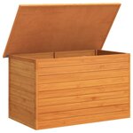 vidaXL Boîte de rangement de jardin 126x72x72 cm Bois