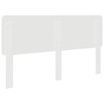 vidaXL Tête de lit avec tête de lit Blanc 180 cm Bois d'ingénierie