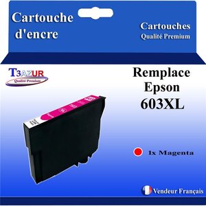 Cartouche Compatible avec Epson 603 603XL pour Epson Expression Home XP-2100  XP-2105  XP-2150  XP-2155  XP-3100  XP-3105  XP-3150  XP-3155  XP-4100  XP-4105  XP-4150  XP-4155 Magenta