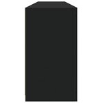 vidaXL Buffet avec lumières LED noir 162x37x67 cm