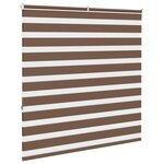 vidaXL Store zèbre marron 150x150cm largeur du tissu 145 9cm polyester