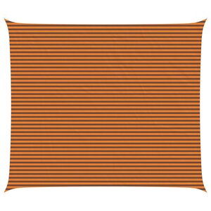 vidaXL Voile d'ombre Orange et marron 6 x 7 m 100 polyester Oxford