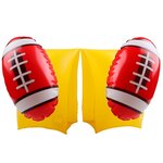 Brassards gonflables de natation x2 pour enfants 3-6 ans  flotteurs piscine & plage - pack duo rugby alien