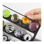 Recharges noires COMPART pour 42 capsules de Champagne.