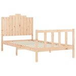 vidaXL Cadre de lit sans matelas 100x200 cm bois massif de pin