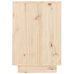 vidaXL Table de chevet 60x34x51 cm Bois de pin solide