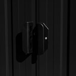 Vidaxl abri de jardin 257x489x181 cm métal anthracite