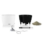 LECHUZA Jardinière suspendue NIDO Cottage 35 ALL-IN-ONE blanc