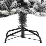 vidaXL Sapin de Noël artificiel avec neige floquée 150 cm PVC et PE