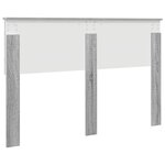 vidaXL Tête de lit Gris Sonoma 140 cm Bois d'ingénierie