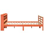 vidaXL Cadre de lit sans matelas cire marron 180x200cm bois pin massif