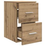vidaXL Meuble de Salle de Bain In-between Chêne artisanal