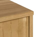 vidaXL Meuble TV ODDA 79x24x40 cm bois massif pin