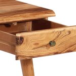 vidaXL Table à écrire Bois d'acacia massif 110 x 50 x 76 cm