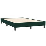 vidaXL Sommier à lattes de lit sans matelas vert foncé 120x210 cm