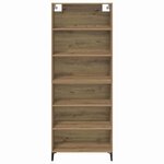 vidaXL Haut Armoire Chêne artisanal 69 5 x 34 x 180 cm