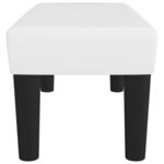 Banc banquette 70 x 30 x 30 cm similicuir blanc 02_0010676
