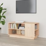 vidaXL Meuble TV 80x35x40 5 cm Bois de pin massif