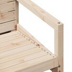 vidaXL Chaise de jardin 57 5x63x76 cm bois de pin massif