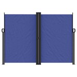 vidaXL Auvent latéral rétractable bleu 180x1200 cm