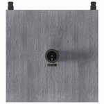 vidaXL Socles de parasol d'extérieur Bois foncé 45 x 45 x 32 cm