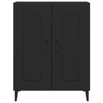 vidaXL Buffet Noir 69 5x34x90 cm Bois d'ingénierie