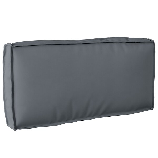 vidaXL Coussin Pallet pour Dossier Anthracite 80x40x12 cm  en tissu Oxford.