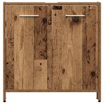 vidaXL Ensemble de meubles salle de bain 4 Pièces bois d'ingénierie