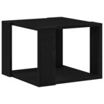 vidaXL Table basse Chêne noir 40 x 40 x 30 cm Bois d'ingénierie