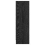 vidaXL Bibliothèque Chêne noir 80 x 24 x 109 cm Panneau de particules