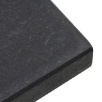 vidaXL Pied de parasol Noir 45 x 45 x 43 cm Granit  Acier