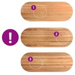 vidaXL Table à manger marron clair bois de chêne massif ovale