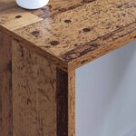 vidaXL Bureau mural Bois Ancien 80 x 45 x 30 cm Bois d'ingénierie