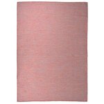 vidaXL Tapis à tissage plat d'extérieur 140x200 cm Rouge