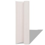 Vidaxl clôture de jardin double face 150 x 500 cm blanc