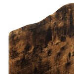 vidaXL Tête de lit avec tête de lit Chêne fumé 80 cm Bois d'ingénierie