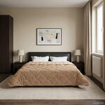 vidaXL Duvet d'été simple Matelassé Taupe 240 x 260 cm