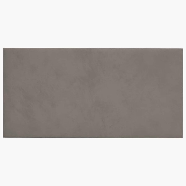 vidaXL Tête de lit murale 12 Pièces Gris clair Velours