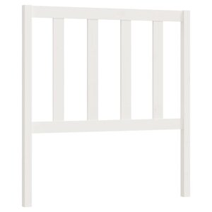 vidaXL Tête de lit Blanc 81x4x100 cm Bois massif de pin