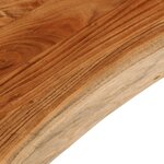 vidaXL Dessus de table 120x40x3 8 cm rectangulaire bois massif acacia