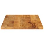 vidaXL Dessus de table 100x70x3 8cm rectangulaire bois massif manguier