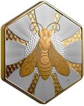 Pièce de monnaie en Argent 20 Dollars g 32 Millésime 2025 HONEY BEE