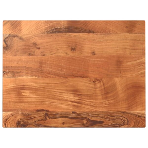 vidaXL Dessus de table 90x50x3 8 cm rectangulaire bois massif d'acacia