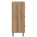 vidaXL Buffet chêne artisanal 34 x 34 5 x 90 cm Bois d'ingénierie