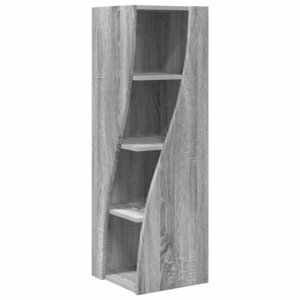 vidaXL Meuble d'angle Blanc 32x32x102cm Bois d'ingénierie